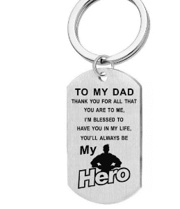 To My Dad My Hero - Keyring