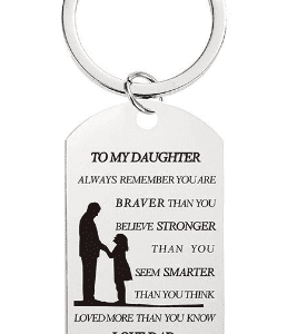 To My Daughter - Love DAD - Keyring