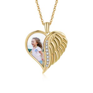 Gold Photo Necklace