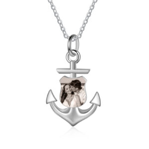 Personalised Anchor Photo Necklace