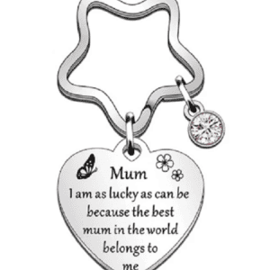 Mum I am as Lucky as can be because the best Mum in the world belongs to me - Keyring