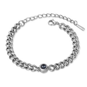 Photo Projection Chain Bracelet
