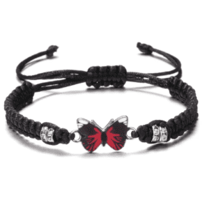 Sweet Shining Butterfly Bracelet in Black