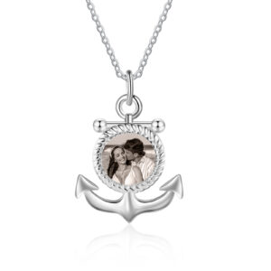 Personalised Anchor Photo Necklace