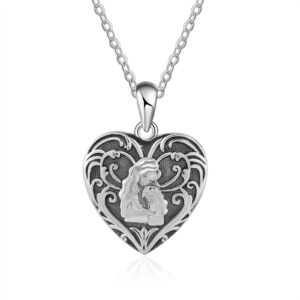 Personalised Mother & Daughter Photo Necklace